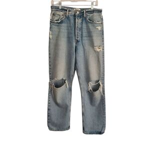 AGOLDE 90s Jean, High Rise  Distressed womans Size 28 Jeans